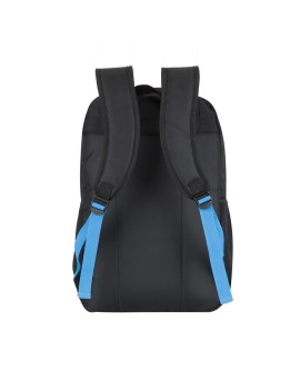 RIVACASE PLECAK NA LAPTOP 17,3" REGENT, CZARNY, 23L, POLIESTER, KIESZENIE NA TABLET 10,1", SMARTFON, DOKUM., BUTELKĘ, AKCES.