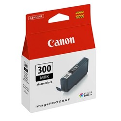 Canon oryginalny ink / tusz PFI-300 MBK, 4192C001, czarny mat, 14,4ml
