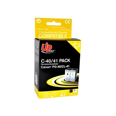 UPrint kompatybilny ink / tusz z PG40+CL41, C-40/41 PACK, black/color, 25+3x18ml