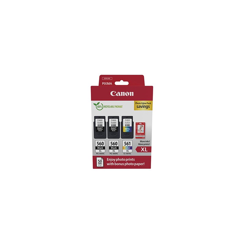 Canon oryginalny ink / tusz PG-560/CL-561, CMYK