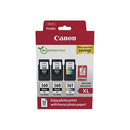 Canon oryginalny ink / tusz PG-560/CL-561, CMYK