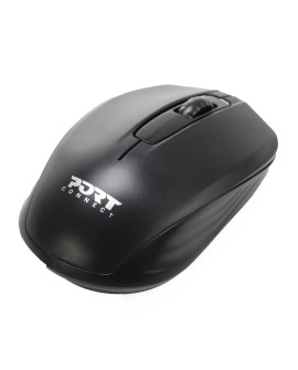 Zestaw torba + mysz PORT DESIGNS Premium Pack 501873 (Top Load wireless 1000 DPI USB-C/USB-A kolor czarny)
