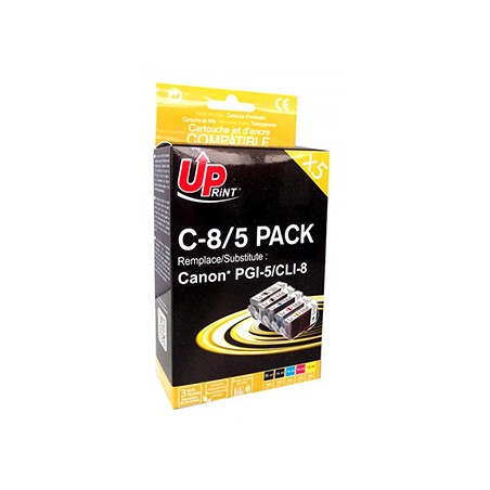 UPrint kompatybilny ink / tusz z PGI-5/CLI-8, PGI-5/CLI-8, 2xblack/1xcyan/1xmagenta/1xyellow