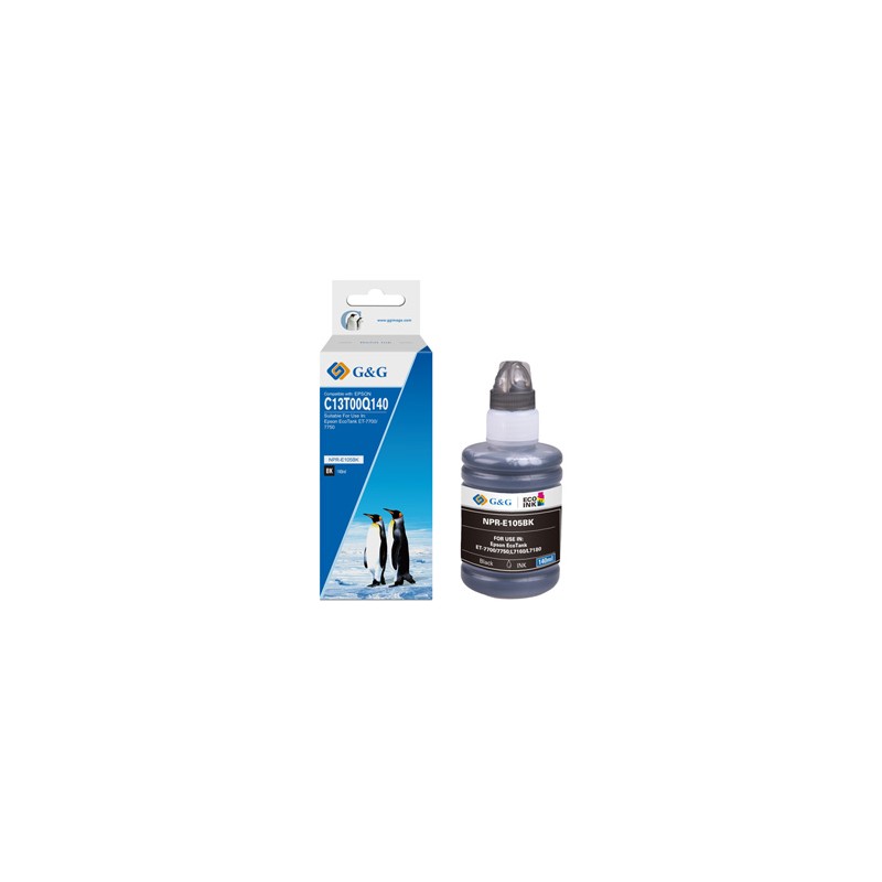 G&G kompatybilny ink / tusz z C13T00Q140, NPR-E105BK, black