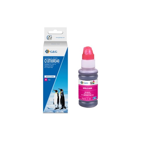 G&G kompatybilny ink / tusz z C13T00R340, NPR-E106M, magenta