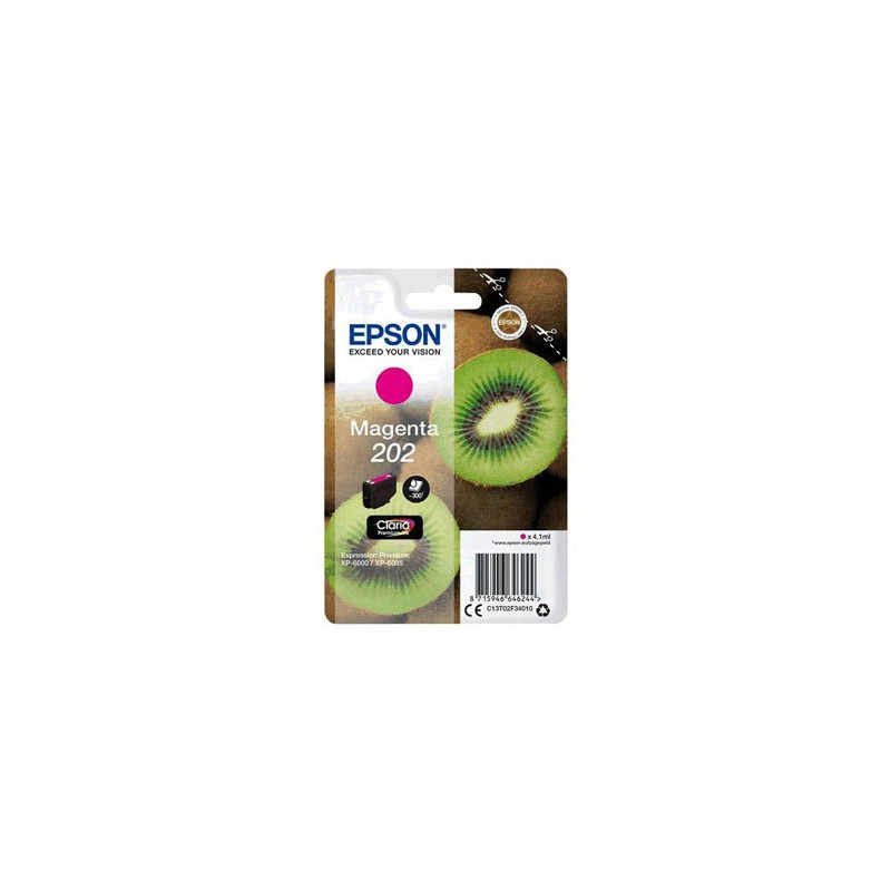 Epson oryginalny ink / tusz C13T02F34010, 202, magenta, 1x4.1ml