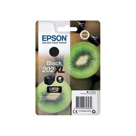 Epson oryginalny ink / tusz C13T02G14010, 202 XL, black, 1x13.8ml