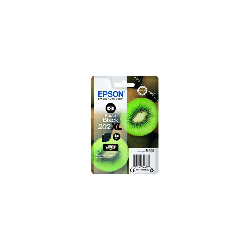 Epson oryginalny ink / tusz C13T02H14010, 202 XL, photo black, 7.9ml