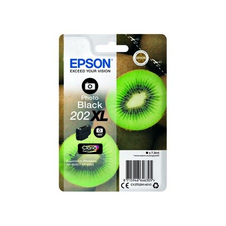 Epson oryginalny ink / tusz C13T02H14010, 202 XL, photo black, 7.9ml