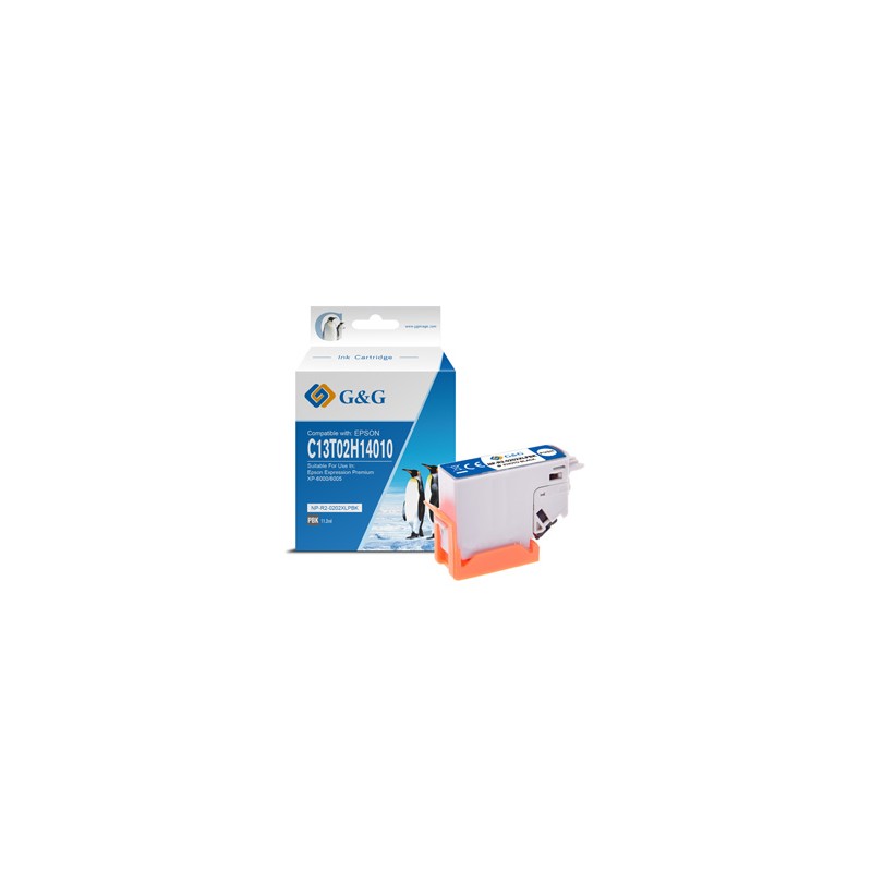G&G kompatybilny ink / tusz z C13T02H14010, NP-E-0202XLPBK, photo black
