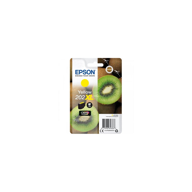 Epson oryginalny ink / tusz C13T02H44010, 202 XL, yellow, 8.5ml