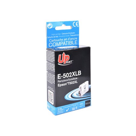 UPrint kompatybilny ink / tusz z C13T02W14010, 502XL, T02W140, E-502XLB, black, 550s, 13.2ml