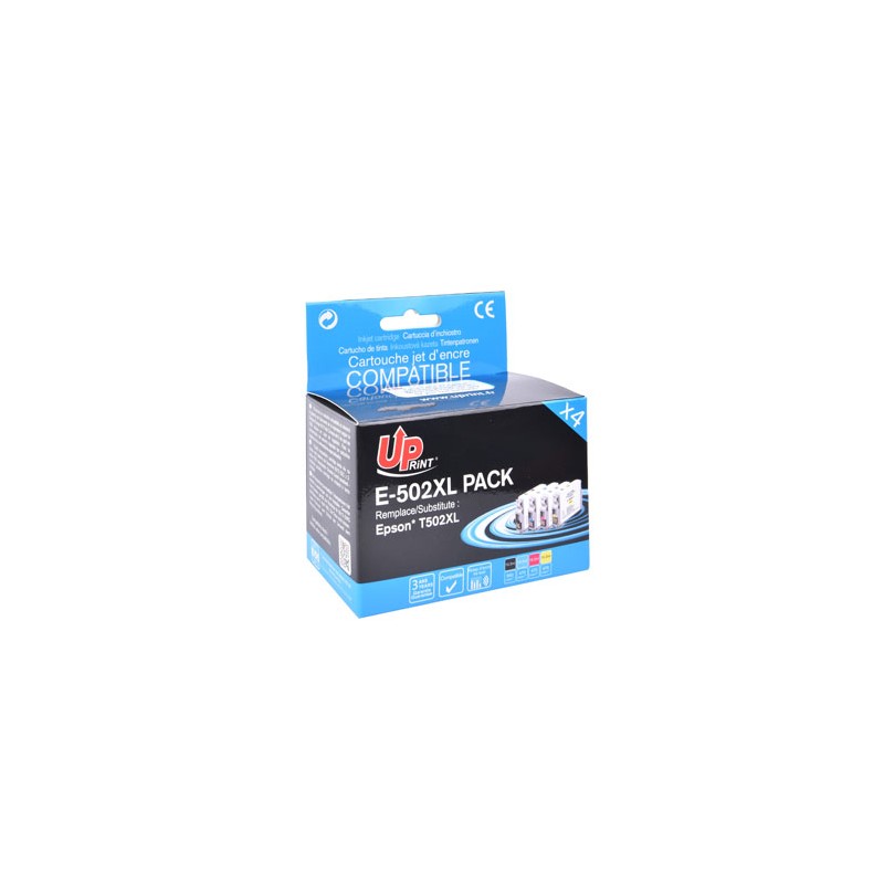 UPrint kompatybilny ink / tusz z C13T02W64010, 502XL, T02W640, E-502XL-PACK, CMYK, 1x550 + 3x470s, 1x13.2+3x10.2ml