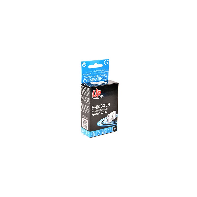 UPrint kompatybilny ink / tusz z C13T03A14010, 603XL, E-603XLB, black, 600s, 13ml