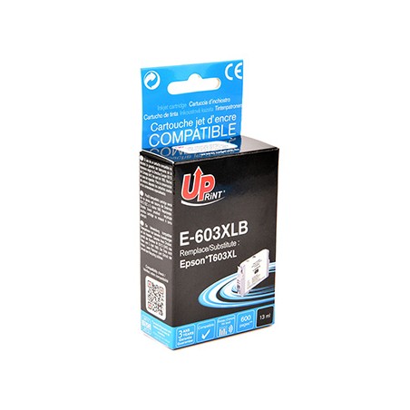 UPrint kompatybilny ink / tusz z C13T03A14010, 603XL, E-603XLB, black, 600s, 13ml