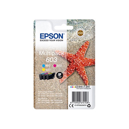 Epson oryginalny ink / tusz C13T03U54010, 603, color, 3x2.4ml