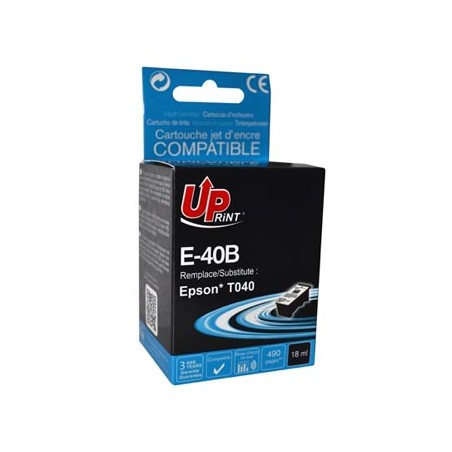 UPrint kompatybilny ink / tusz z C13T040140, E-40B, black, 18ml