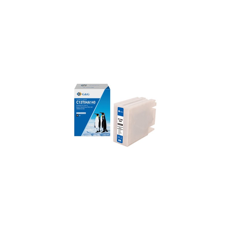 G&G kompatybilny ink / tusz z C13T04A140, NP-E-T04AXXLBK-A, black, 11500s