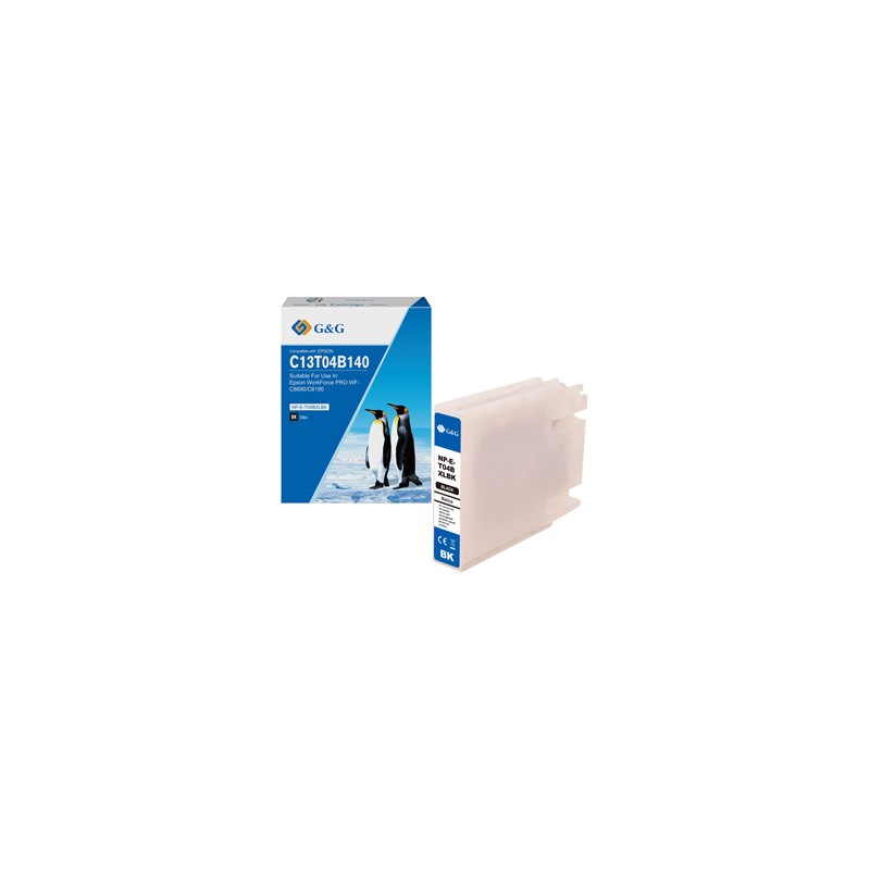 G&G kompatybilny ink / tusz z C13T04B140, NP-E-T04BXLBK-A, black, 5800s