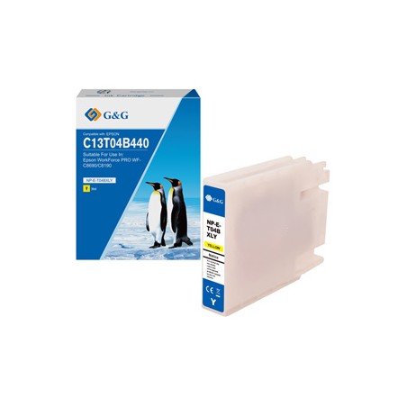 G&G kompatybilny ink / tusz z C13T04B440, NP-E-T04BXLY-A, yellow