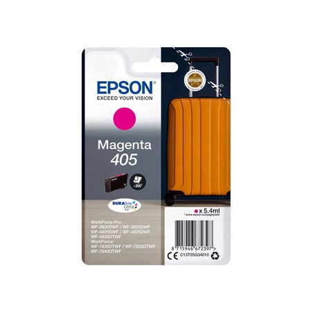Epson oryginalny ink / tusz C13T05G34010, 405, magenta, 1x5.4ml