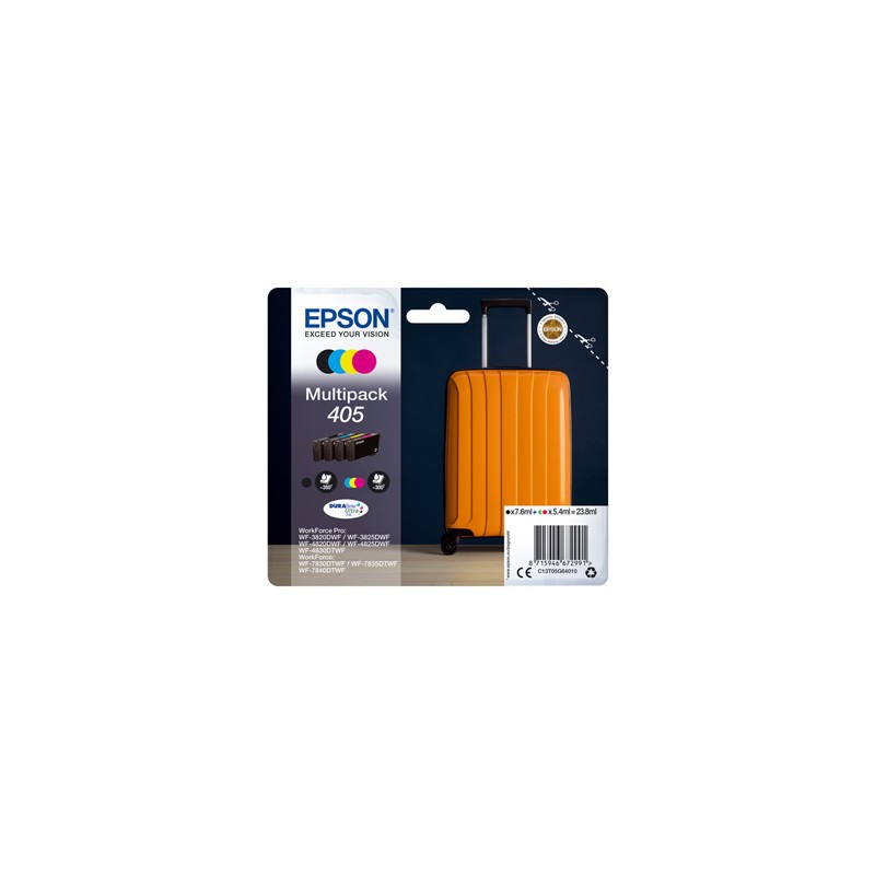 Epson oryginalny ink / tusz C13T05G64010, 405, CMYK, 1x7.6ml + 3x5.4ml