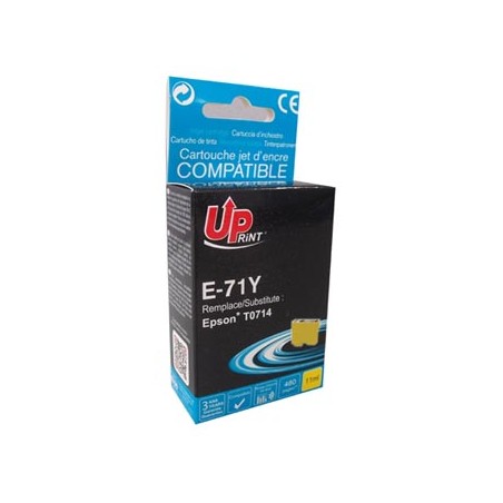 UPrint kompatybilny ink / tusz z C13T07144021, E-71Y, yellow, 10ml