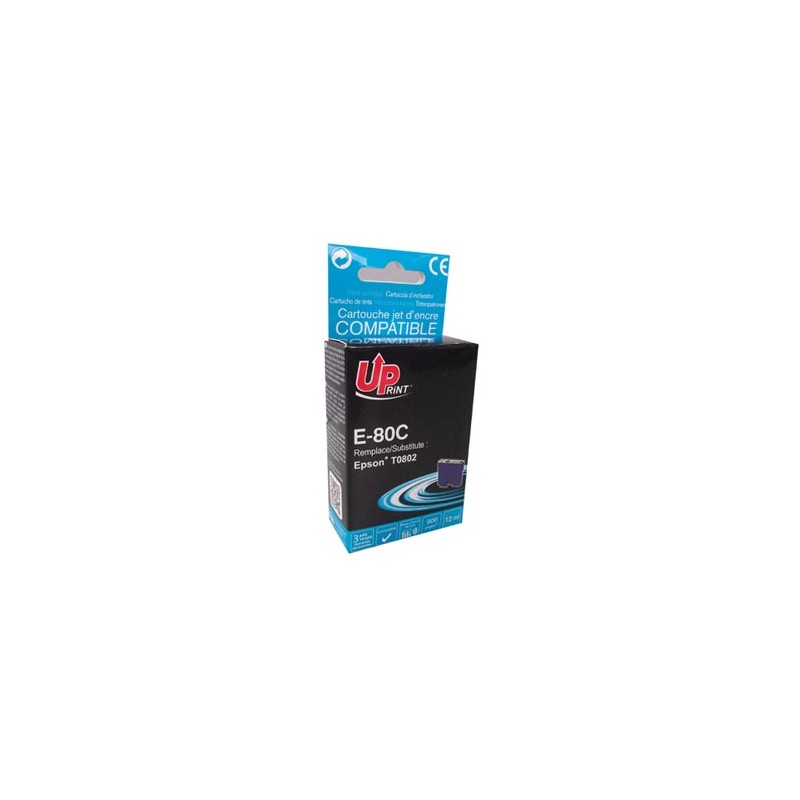 UPrint kompatybilny ink / tusz z C13T08024011, E-80C, cyan, 11ml