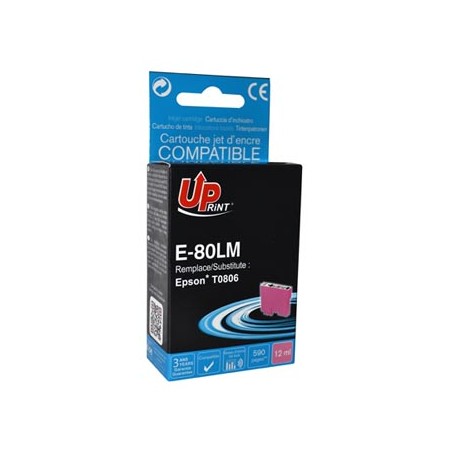 UPrint kompatybilny ink / tusz z C13T08064011, E-80LM, light magenta, 11ml