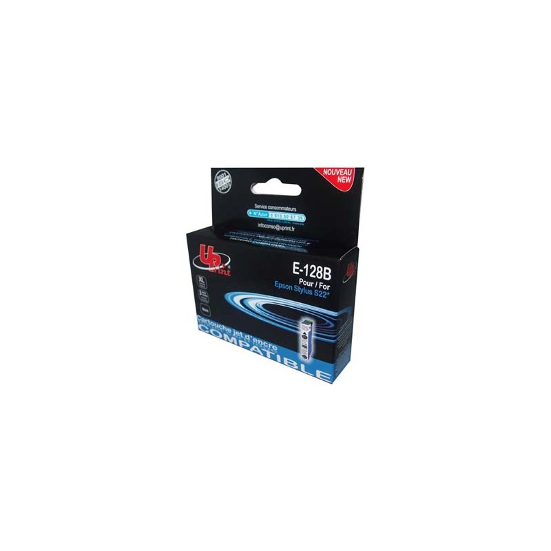 UPrint kompatybilny ink / tusz z C13T12814010, E-128B, black, 200s, 10ml