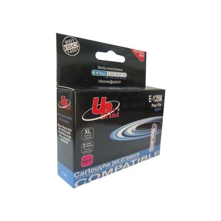 UPrint kompatybilny ink / tusz z C13T12834011, E-128M, magenta, 165s, 10ml