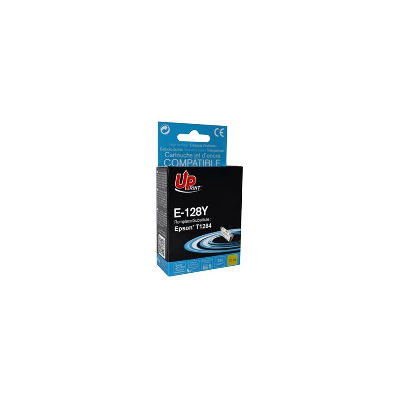 UPrint kompatybilny ink / tusz z C13T12844011, E-128YE, yellow, 230s, 5ml