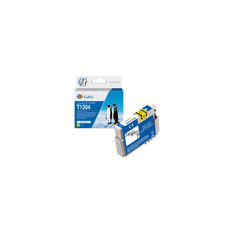 G&G kompatybilny ink / tusz z C13T13044012, NP-R-1304Y, yellow, 765s