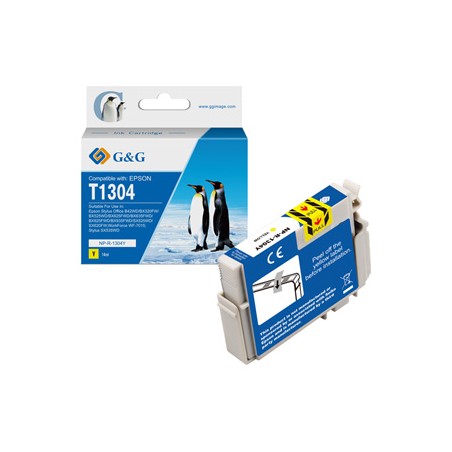 G&G kompatybilny ink / tusz z C13T13044012, NP-R-1304Y, yellow, 765s