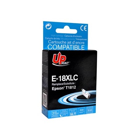 UPrint kompatybilny ink / tusz z C13T18124010, 18XL, E-18XLC, cyan, 10ml