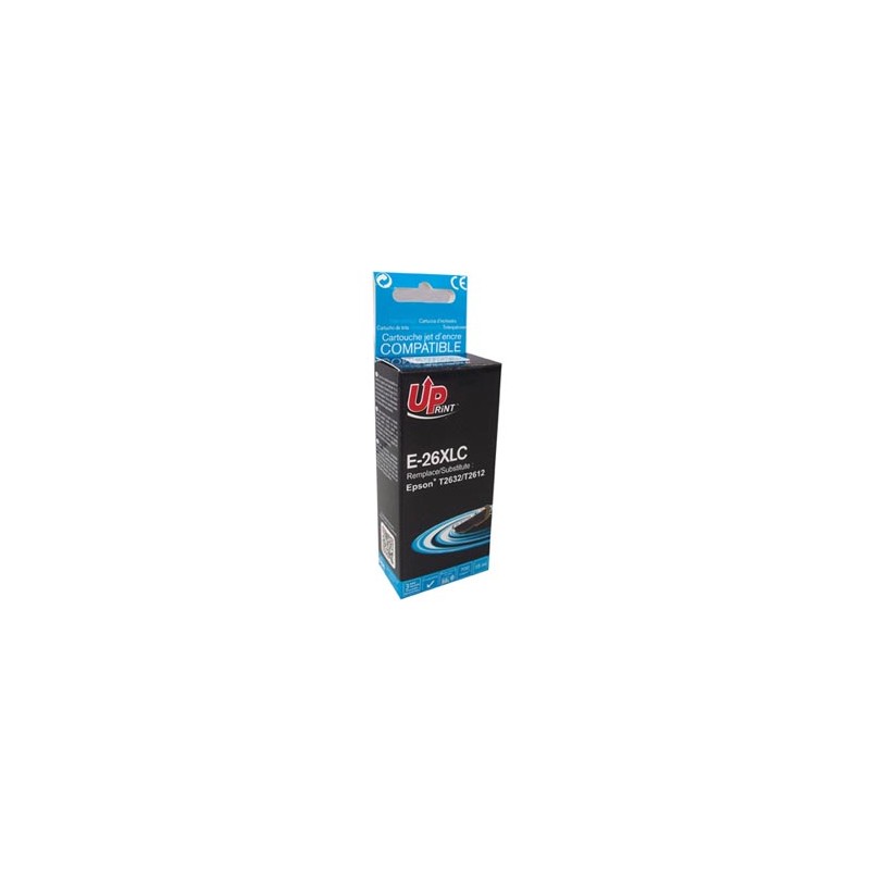 UPrint kompatybilny ink / tusz z C13T26324010, T263240, 26XL, E-26XLC, cyan, 700s, 15ml