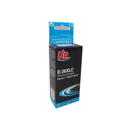 UPrint kompatybilny ink / tusz z C13T26324010, T263240, 26XL, E-26XLC, cyan, 700s, 15ml