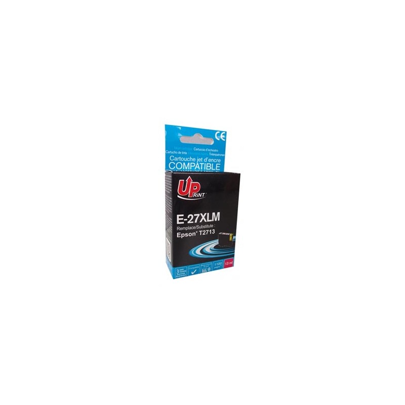 UPrint kompatybilny ink / tusz z C13T27134010, 27XL, E-27XLM, magenta, 1100s, 13ml