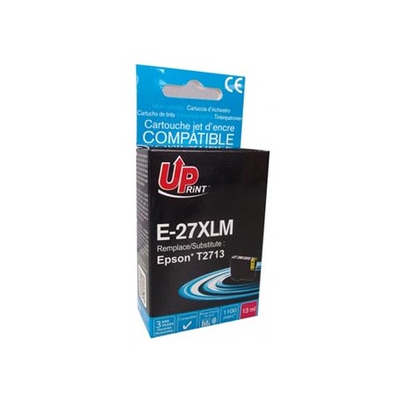 UPrint kompatybilny ink / tusz z C13T27134010, 27XL, E-27XLM, magenta, 1100s, 13ml