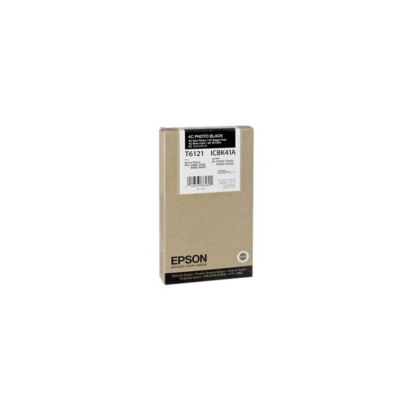 Epson oryginalny ink / tusz C13T612100, photo black, 220ml