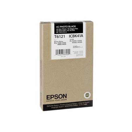 Epson oryginalny ink / tusz C13T612100, photo black, 220ml