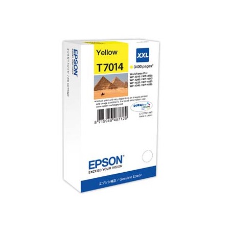 Epson oryginalny ink / tusz C13T70144010, XXL, yellow, 3400s, XXL