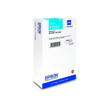 Epson oryginalny ink / tusz C13T754240, T7542, XXL, cyan, 69ml