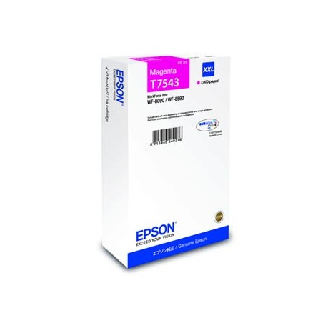 Epson oryginalny ink / tusz C13T754340, T7543, XXL, magenta, 69ml