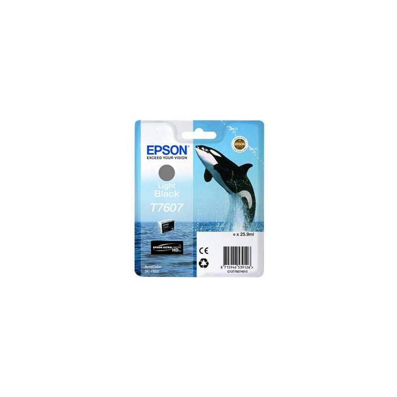 Epson oryginalny ink / tusz C13T76074010, T7607, light black, 25,9ml, 1szt