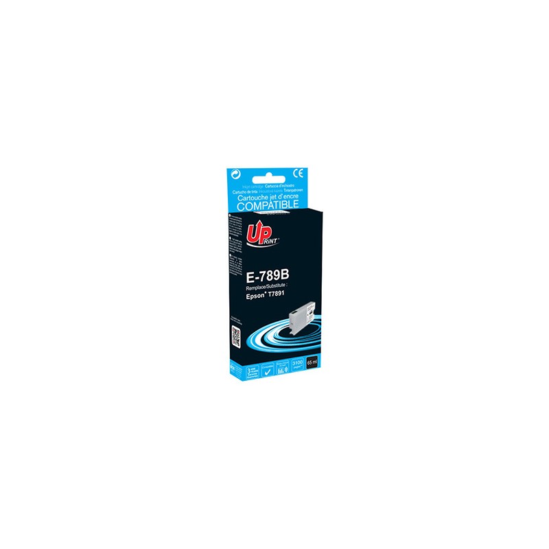 UPrint kompatybilny ink / tusz z C13T789140, T789, XXL, E-789B, black, 3100s, 65ml