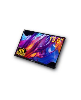 Verbatim 32238 monitor komputerowy 39,6 cm (15.6") 3840 x 2160 px 4K Ultra HD LCD Ekran dotykowy Czarny
