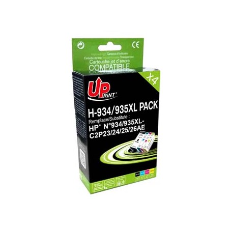 UPrint kompatybilny ink / tusz z C2P23AE, CP24AE, CP25AE, CP26AE, HP 934XL, HP 935XL, H-934/935XL, black, cyan, magenta, yellow,