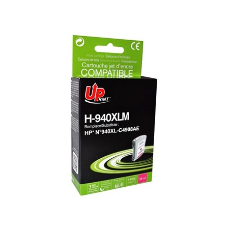 UPrint kompatybilny ink / tusz z C4908AE, HP 940XL, H-940XL-M, magenta, 35ml