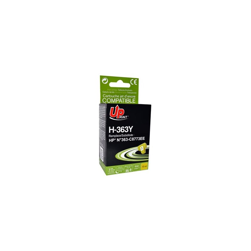 UPrint kompatybilny ink / tusz z C8773EE, HP 363, H-363Y, yellow, 10ml